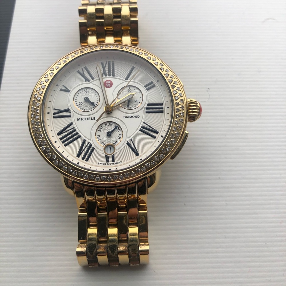 Authentic Michelle Serein Watch with diamonds